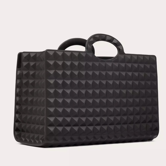 Valentino LE TROISIEME RUBBER SHOPPING BAG NWT - Picture 2 of 8